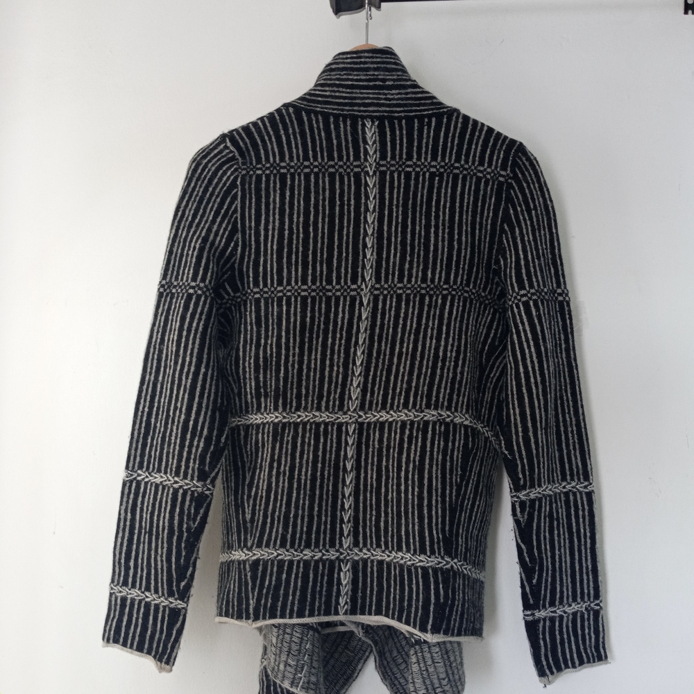 Anthro Sparrow S Lambswool Open Sweater - Picture 2 of 10